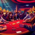 Exciting casino scene at SSHBET IO with players enjoying poker games under vibrant lights.
