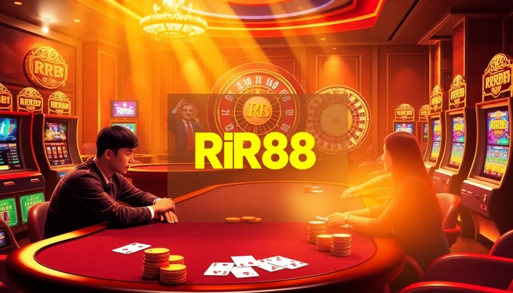 Experience the thrill of RR88 with engaging online casino gameplay, featuring roulette, slots, and poker excitement.
